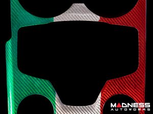 Alfa Romeo Giulia Shift Console Trim - Carbon Fiber - '20+ models - Italian Theme - Feroce Carbon